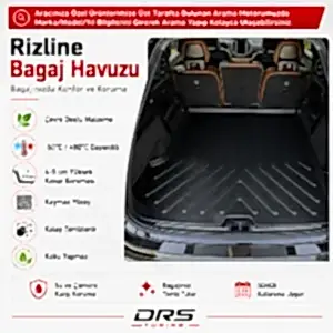 Togg T10X Havuzlu Paspas ve Bagaj Havuzu + Siyah Organizer - Görsel 2