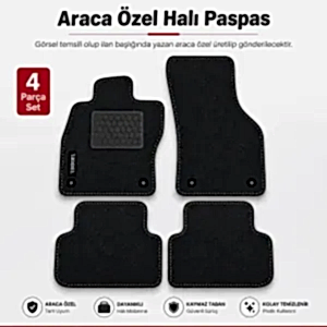 Duster Benzin 2024+ Halı Paspas Araca Özel Üretim Yazılı
