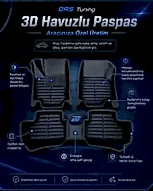 Seat Ateca 2017 Sonrası 5D Havuzlu Karbon Dizayn Paspas Seti