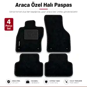 Volkswagen Amarok Uyumlu 2010 Sonrası Araca Uyumlu Halı Paspas