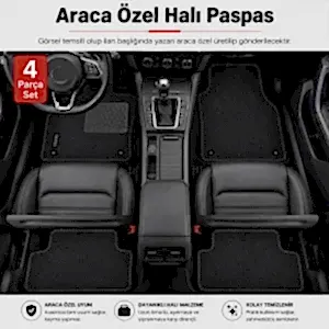 Bmw 5 Uyumlu Serisi F10 2013-2016 Araca Uyumlu Halı Paspas - Görsel 2