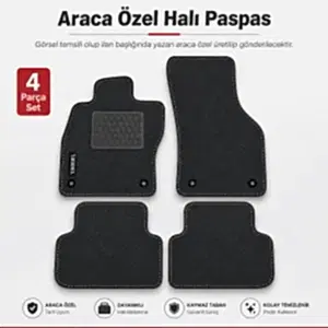 Alfa Romeo Uyumlu 156 1997-2007 Araca Uyumlu Halı Paspas
