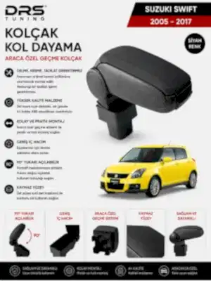 Suzuki Swift 2005 - 2017 Kolçak Kol Dayama Siyah