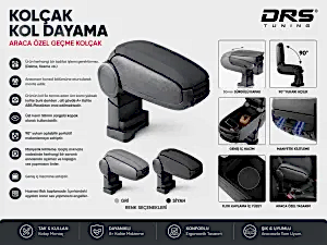 Hyundai İ10 2013 - 2018 Kolçak Kol Dayama Siyah - Görsel 2