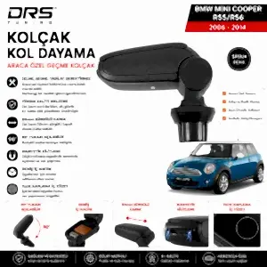 Mini Cooper 2006 - 2014 Kolçak Kol Dayama Siyah