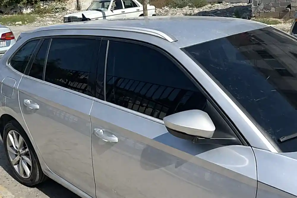 Skoda Scala 2019 Sonrası Tavan Çıtası Gümüş Gri