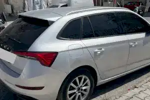 Skoda Scala 2019 Sonrası Tavan Çıtası Gümüş Gri thumb 2