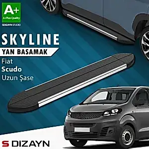 S-Dizayn Fiat Scudo 3 Skyline Krom Yan Basamak 243 Cm 2020 Üzeri A+ Kalite