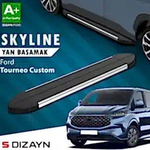 S-Dizayn Ford Tourneo Custom 2 Skyline Krom Yan Basamak 223 Cm 2023 Üzeri A+ Kalite