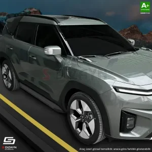 S-Dizayn Fiat Egea Cross Skyline Siyah Yan Basamak 183 Cm 2020 Üzeri A+ Kalite thumb 4