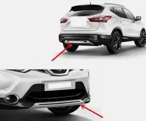 Nissan Qashqai 2014 2017 Ön Arka Difüzör