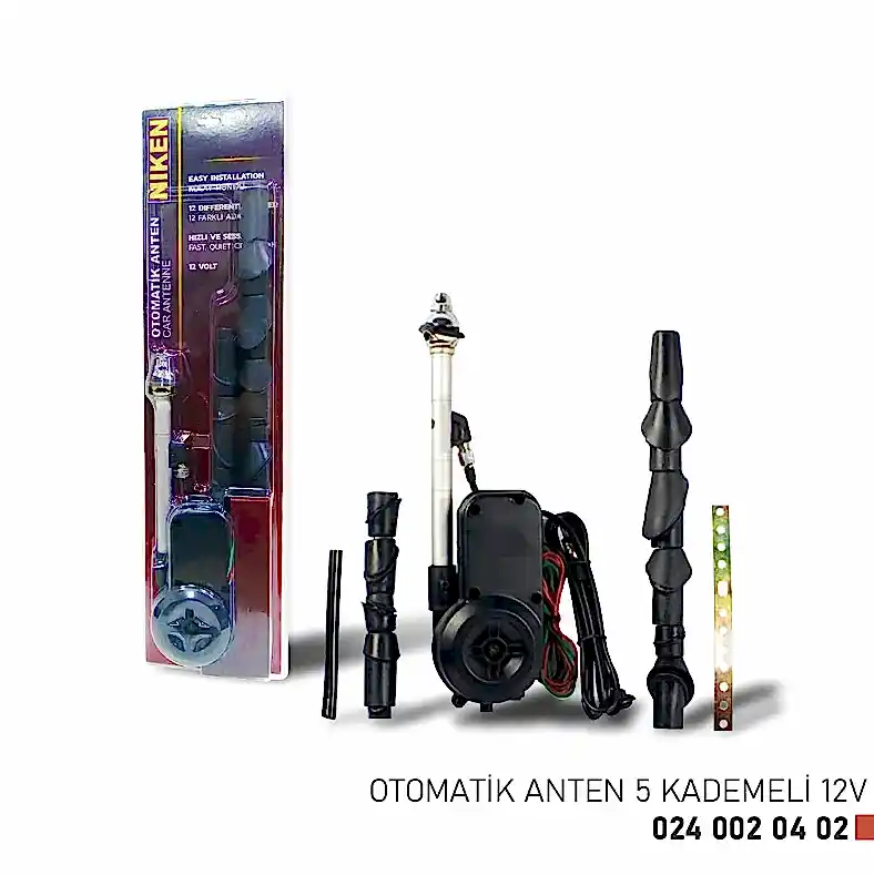 Niken Otomatik Anten 5 Kademeli 12V