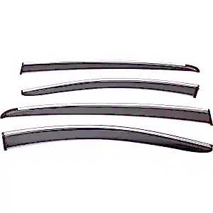Sunplex Honda Uyumlu Cr-V 2022 Sonrası Chrome Style 4 Lü Set Kromlu Cam Rüzgarlığı Ön Ve Arka Parça