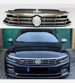 Volkswagen Passat Uyumlu B8.5 Rline Ön Panjur Izgara Seti 2015+ Parça