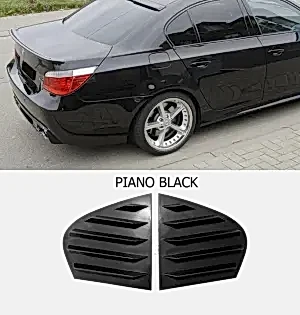 Bmw E60 2004-2010 Kelebek Cam Kaplama Parlak Siyah Parça