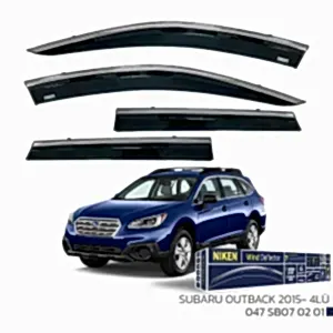 Subaru Outback 2015 Sonrası - Kromlu Cam Rüzgarlığı 4Lü Parça