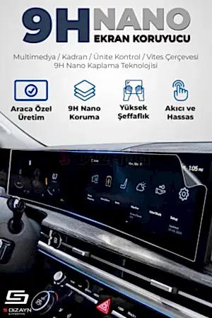 S-Dizayn Audi A8 9H Nano Klima Kontrol Ünitesi (Parlak) 2019-2024 A+ Kalite