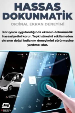 S-Dizayn Fiat Egea Easy Plus 7 İnç 9H Nano Multimedya Ekran Koruyucu (MAT) 2022-2023 A+ Kalite thumb 4
