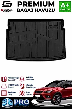 S-Dizayn Seat Arona 3D Pro Bagaj Havuzu 2017 Üzeri A+ Kalite