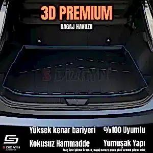 S-Dizayn Bmw 3 Serisi G20 3D Pro Bagaj Havuzu 2019 Üzeri A+ Kalite