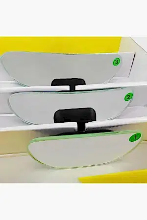 Oval Takgör Oto Iç Dikiz Ayna Seti 3'Lü Küçük Boy