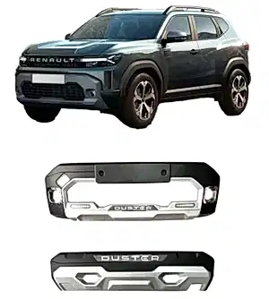 Dacia Duster Uyumlu 2024+ Sonrası Ön Arka Tampon Ek Koruma Difüzör Ledi (Ithal)