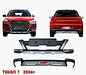 Chery Tiggo 7 Pro Max 2024+ Ön Arka Difüzör Tampon Koruma (İthal)