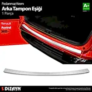 S-Dizayn Renault Austral Krom Arka Tampon Eşiği 2023 Üzeri A+ Kalite