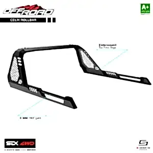 S-Dizayn Sdx 4Wd Off Road Ford Ranger 4 Çelik Roll Bar V1 2023 Üzeri