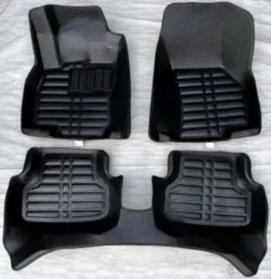 Volkswagen Golf 7 Uyumlu 2012-2020 5D Havuzlu Karbon Dizayn Paspas Seti