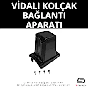S-Dizayn Fiat Doblo Abs Vidalı Kol Dayama Kolçak Alt Adaptör 2015 Üzeri A+Kalite