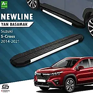 S-Dizayn Suzuki SX4 2 S-Cross NewLine Aluminyum Yan Basamak 173 Cm 2014-2021 A+ Kalite
