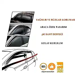 Ford Ranger 2005 2010 Cam Rüzgarlıgı