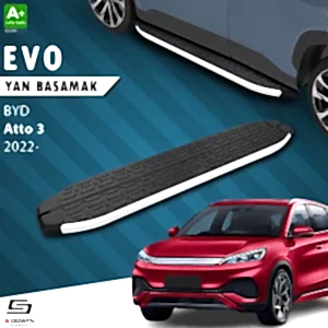 S-Dizayn Byd Atto 3 Evo Aluminyum Yan Basamak 193 Cm 2022 Üzeri