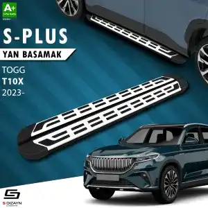 S-Dizayn Togg T10X S-Plus Gri Yan Basamak 203 Cm Etekli 2023 Üzeri