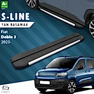 S-Dizayn Fiat Doblo 3 S-Line Aluminyum Yan Basamak 203 Cm 2023 Üzeri