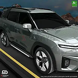 S-Dizayn Fiat Doblo 3 S-Line Aluminyum Yan Basamak 203 Cm 2023 Üzeri thumb 5