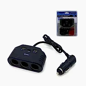3'Lü Çakmak Soketi 120W 12V  3.1A Usb Type-C  / Icca109