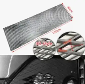 Seat Zigzag Dizayn 3D Style Abs Plastik Panjur Teli 120X40 Cm Siyah