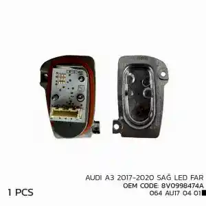 Audi A3 2017-2020 Sağ Led Far Modül 8V0998474A