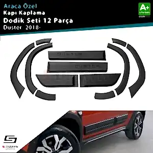 S-Dizayn Dacia Duster 2 Kapı Koruma ve Çamurluk Kaplaması Dodik Seti 2018 Üzeri A+ Kalite