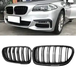 S-Dizayn Bmw 5 Serisi F10/F11/F18 Ön Panjur Böbrek Parlak Siyah Piano Black M5 Model 2010-2016
