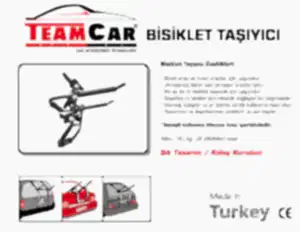 Bisiklet Taşıyıcı Bagajı 2 Bisiklet Kapasiteli
