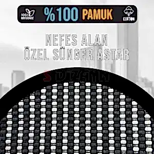 S-Dizayn Oto Koltuk Koruyucu Kılıf Çizgili Füme Beyaz Universal 2+1 Parça Ön Arka A+ Kalite thumb 3