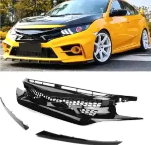 Honda Civic Uyumlu Ön Panjur Seti Fc5/Fk7 (2015-2021)