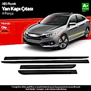 S-Dizayn Honda City Abs Plastik Yan Kapı Koruma Çıtası 2020 Üzeri A+ Kalite