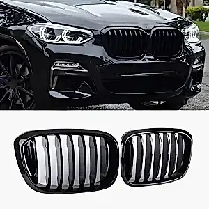 S-Dizayn Bmw X3 G01 Ön Panjur Böbrek Parlak Siyah Piano Black Düz Model 2018 Üzeri