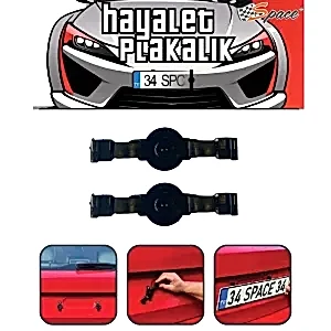 Hayalet Plakalık Siyah Polikarbon / Daply11