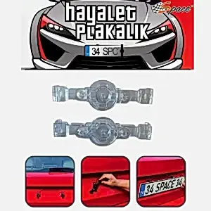 Hayalet Plakalık Şeffaf Polikarbon / Daply10