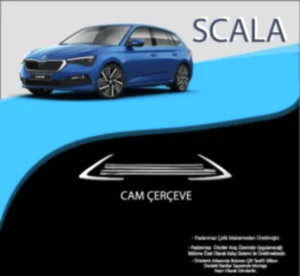 Skoda Scala Uyumlu Krom Cam Alt Çıtası 2019-2023 Parça